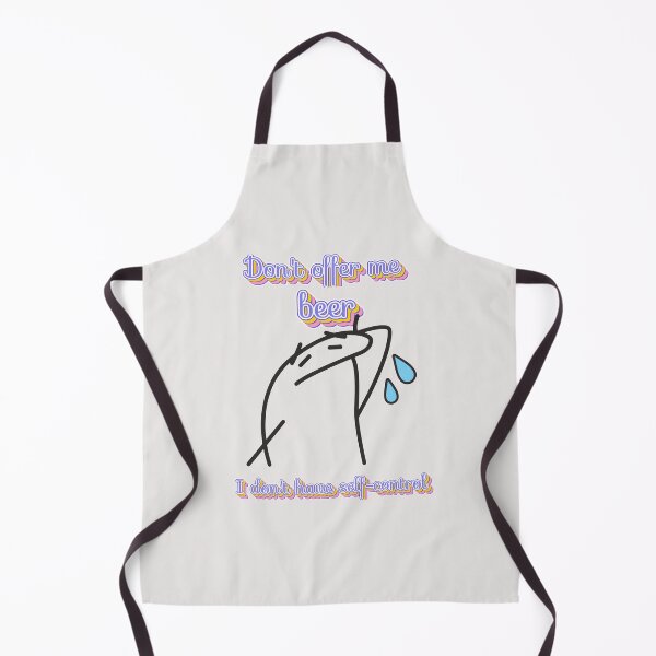 Item preview, Humor illustration of the FLORK meme crying for lack of self-control due to beer designed and sold by StyleFused.