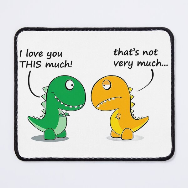 Item preview, I LOVE YOU THIS MUCH! THAT'S NOT VERY MUCH designed and sold by wesdesignshop.