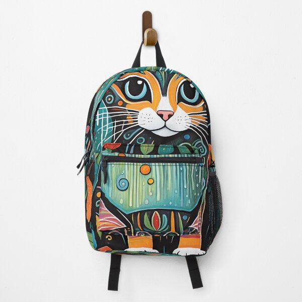 Item preview, Folk Art Kitten caught in the rain designed and sold by Colin Bentham.