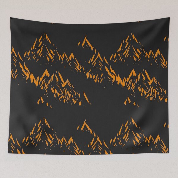 Item preview, Abstract Blaze: Flames Against Darkness designed and sold by Daniel Haddad.