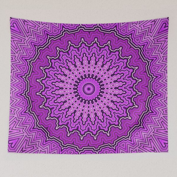 Item preview, Purple Eye Shaped Mandala designed and sold by KaSaPo.