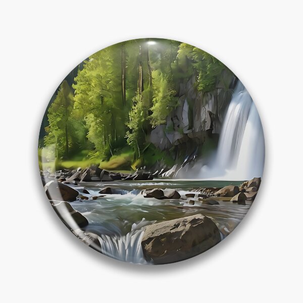 Item preview, River flowing through a forest designed and sold by PixelParadies.