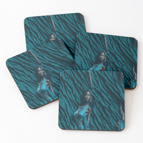 Item preview, Elegance in Teal: Fashion Meets Art designed and sold by Daniel Haddad.