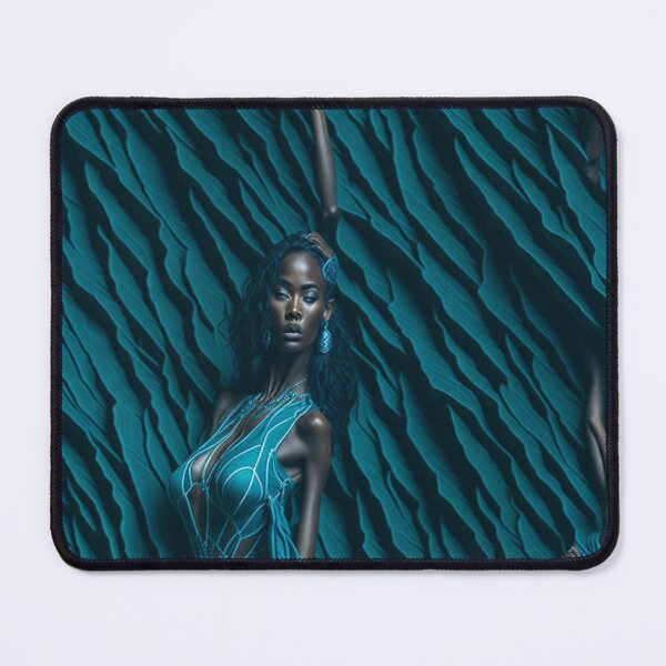 Item preview, Elegance in Teal: Fashion Meets Art designed and sold by Daniel Haddad.