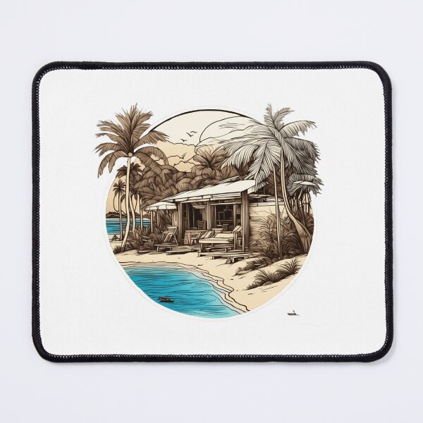 Item preview, Golden Sands and Azure Horizons: Your Perfect Beach Escape designed and sold by BROWNEESHOUSE.