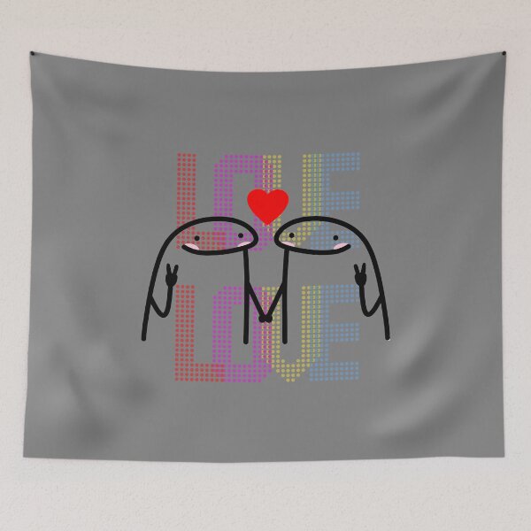 Item preview, Illustration of the Flork meme: True love in a single look designed and sold by StyleFused.