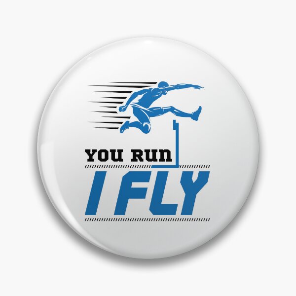 Item preview, You Run I Fly Hurdles Runner Track and Field designed and sold by jaygo.