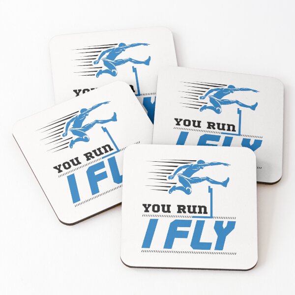 Item preview, You Run I Fly Hurdles Runner Track and Field designed and sold by jaygo.