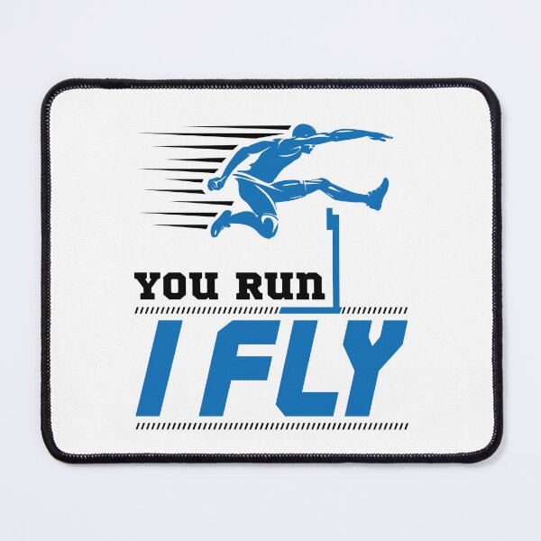 Item preview, You Run I Fly Hurdles Runner Track and Field designed and sold by jaygo.
