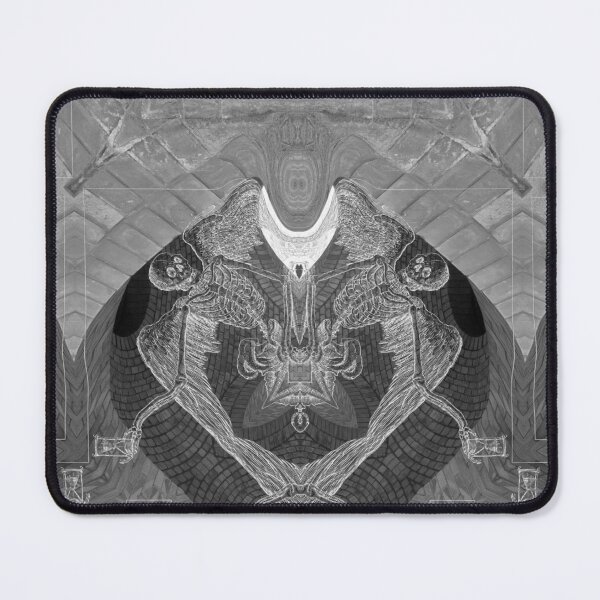 Item preview, *COLOURLESS GEOMETRIC FACE ANGEL ABSTRACT INSECTS SKELETONS CEMETERY* designed and sold by Ralek.
