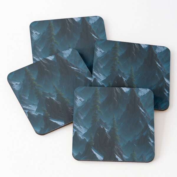 Item preview, Serenity in the Peaks: A Majestic Mountain Scene designed and sold by Daniel Haddad.