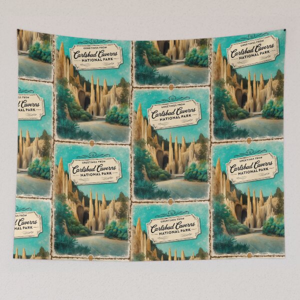 Item preview, Carlsbad Caverns National Park Postcard Vintage Retro Travel designed and sold by TravelPostcardGems.