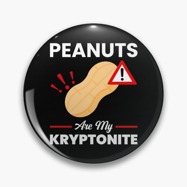 Item preview, Peanuts are my kryptonite designed and sold by T&C Finesse.