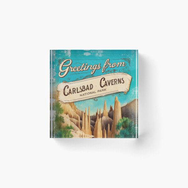 Item preview, Carlsbad Caverns National Park Postcard Vintage Retro Travel designed and sold by TravelPostcardGems.