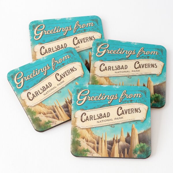 Item preview, Carlsbad Caverns National Park Postcard Vintage Retro Travel designed and sold by TravelPostcardGems.