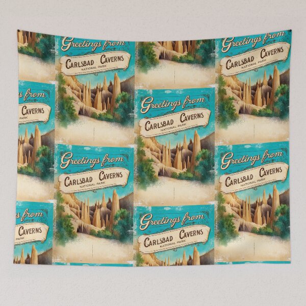 Item preview, Carlsbad Caverns National Park Postcard Vintage Retro Travel designed and sold by TravelPostcardGems.