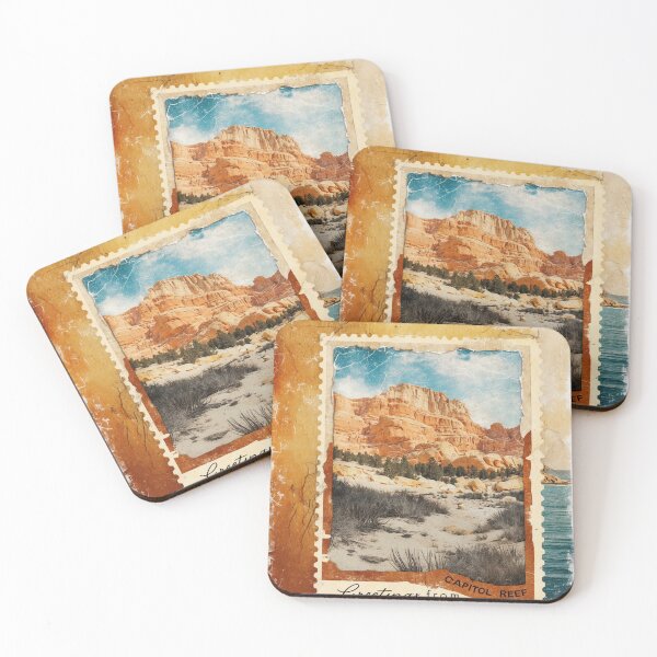 Item preview, Capitol Reef National Park Postcard Vintage Retro Travel Vintage designed and sold by TravelPostcardGems.