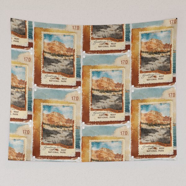 Item preview, Capitol Reef National Park Postcard Vintage Retro Travel Vintage designed and sold by TravelPostcardGems.