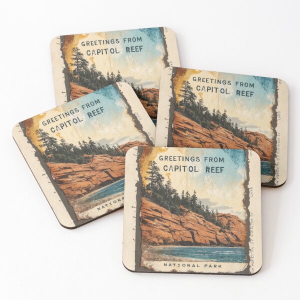 Item preview, Capitol Reef National Park Postcard Vintage Retro Travel Vintage designed and sold by TravelPostcardGems.