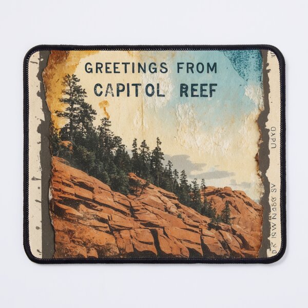 Item preview, Capitol Reef National Park Postcard Vintage Retro Travel Vintage designed and sold by TravelPostcardGems.