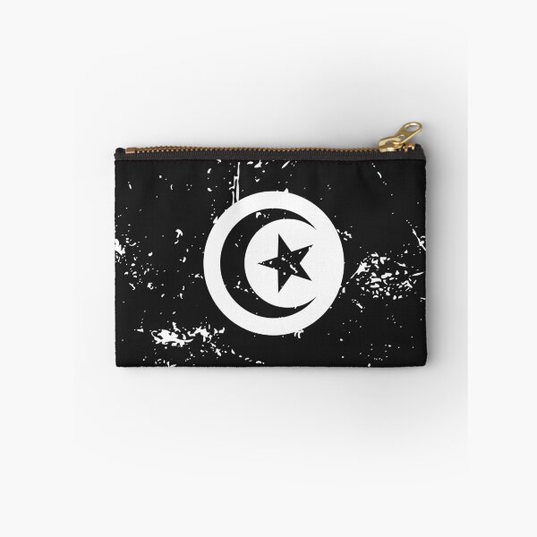 Item preview, Tunisia black and white flag vintage style designed and sold by Starstacks.