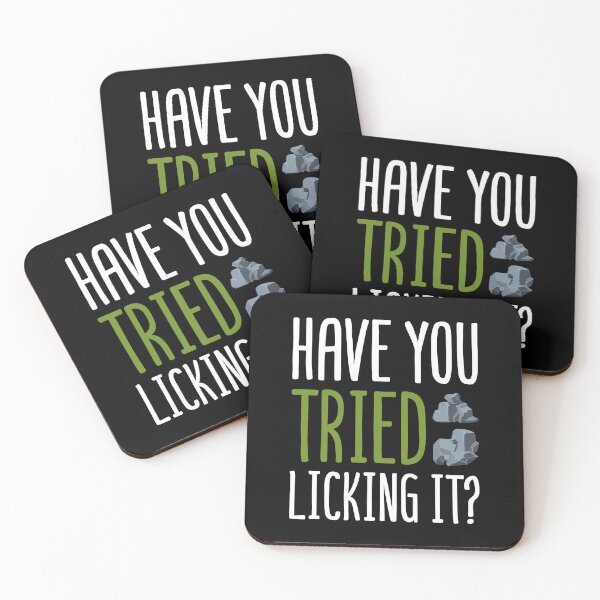 Item preview, Have You Tried Licking It? - Funny Geology & Rockhounding Apparel designed and sold by ConCeptGifts.