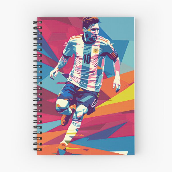 Item preview, Messi in action Graphic poster design designed and sold by blackdogshop.