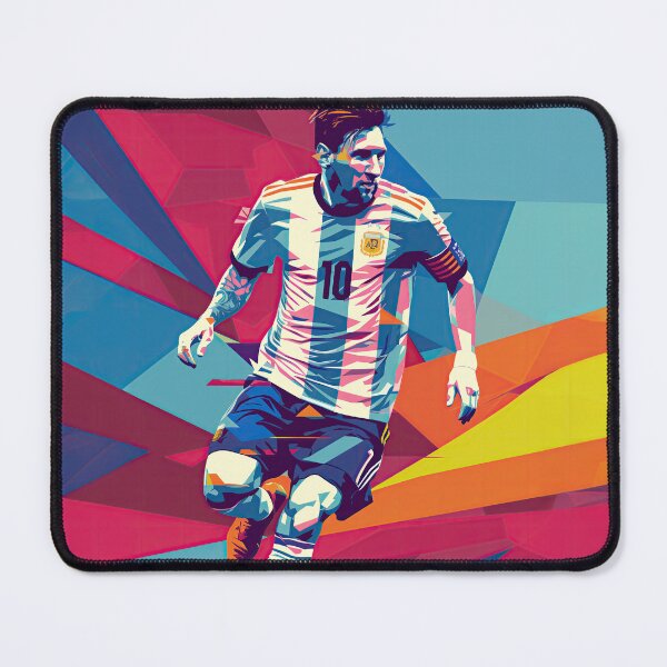 Item preview, Messi in action Graphic poster design designed and sold by blackdogshop.