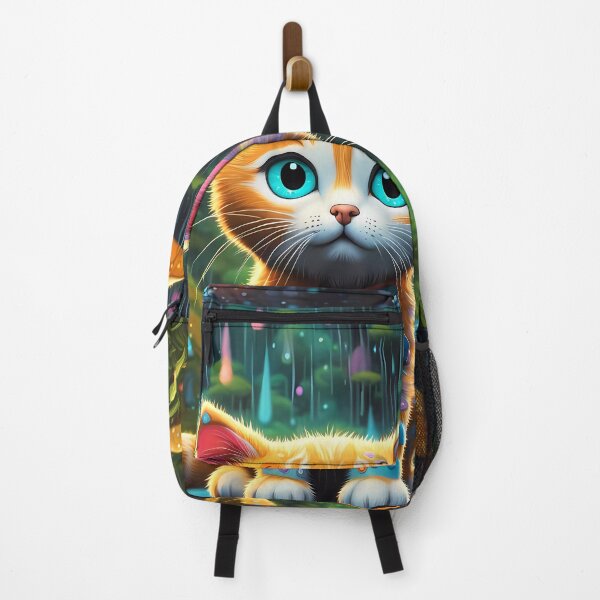 Item preview, Folk Art Kitten caught in the rain designed and sold by Colin Bentham.