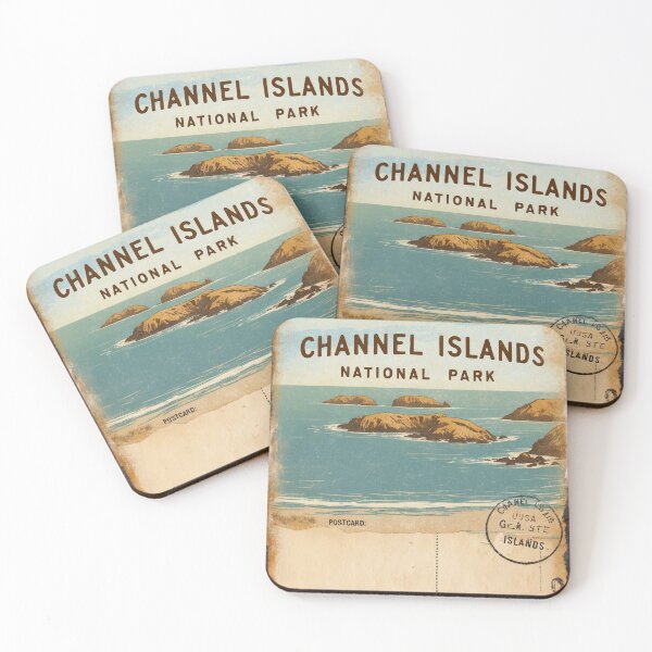Item preview, Channel Islands National Park Postcard Vintage Retro Travel designed and sold by TravelPostcardGems.