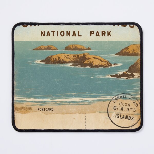 Item preview, Channel Islands National Park Postcard Vintage Retro Travel designed and sold by TravelPostcardGems.