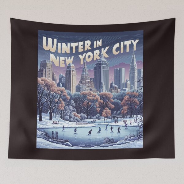 Item preview, Enchanting Winter Wonderland in New York City designed and sold by merve02shop.