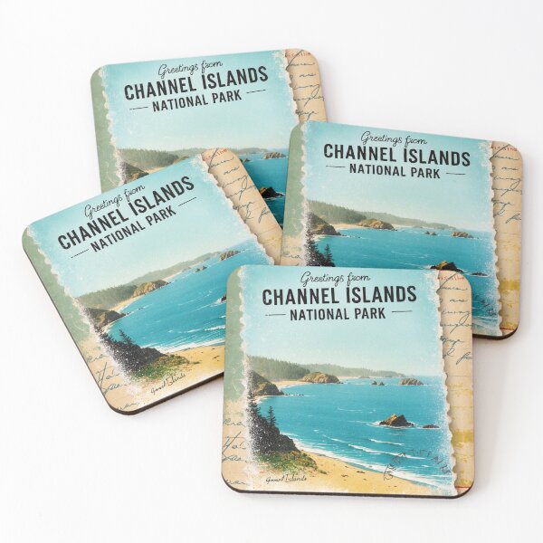 Item preview, Channel Islands National Park Postcard Vintage Retro Travel designed and sold by TravelPostcardGems.