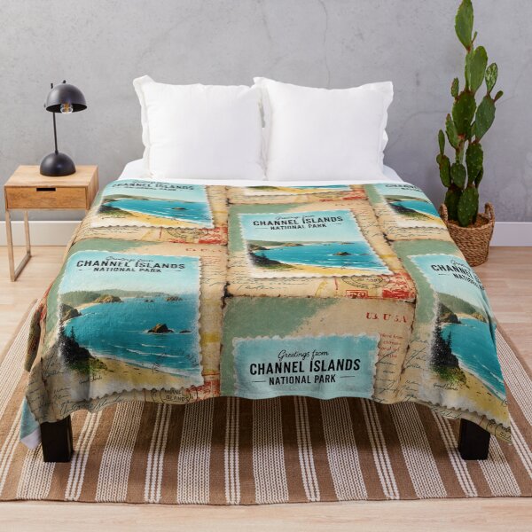 Item preview, Channel Islands National Park Postcard Vintage Retro Travel designed and sold by TravelPostcardGems.
