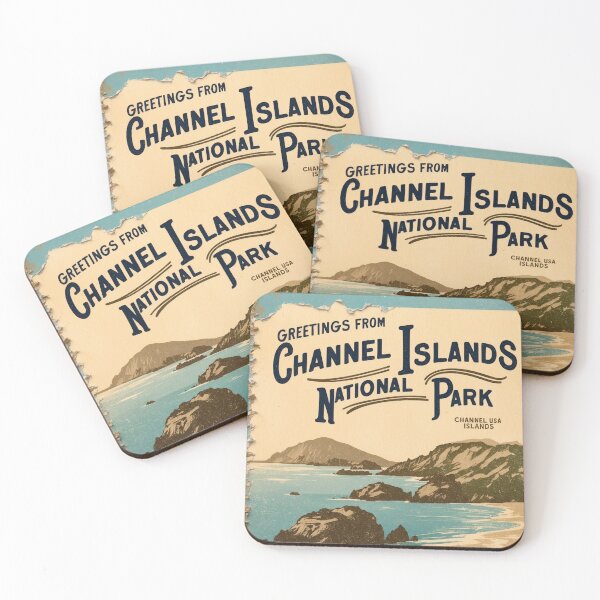 Item preview, Channel Islands National Park Postcard Vintage Retro Travel designed and sold by TravelPostcardGems.