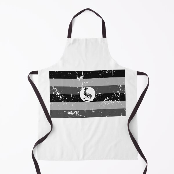 Item preview, Uganda black and white flag vintage theme designed and sold by Starstacks.