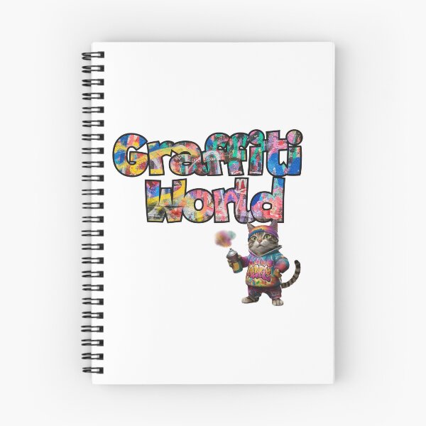 Item preview, Illustration of urban cat doing graffiti: unleash your urban style designed and sold by StyleFused.