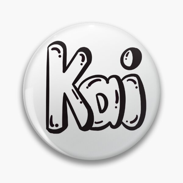 Item preview, Kai popular boys and men name in graffiti bubble letters outline Personalized Custom Name gift ideas for Kai designed and sold by Artonmytee.