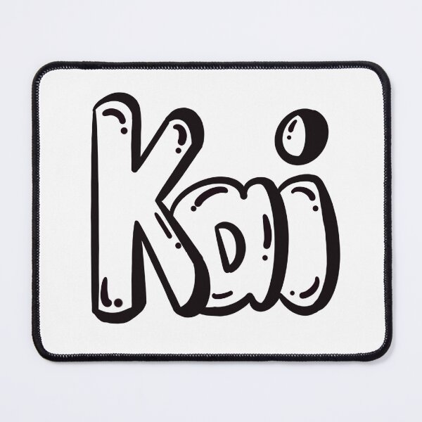 Item preview, Kai popular boys and men name in graffiti bubble letters outline Personalized Custom Name gift ideas for Kai designed and sold by Artonmytee.
