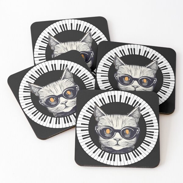 Item preview, Keyboard Synthesizer Piano Master Cat designed and sold by Flowrena.