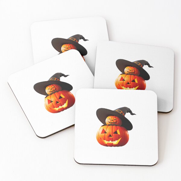 Item preview, Jack o lantern pair halloween double pumpkins designed and sold by Halloween  Time.