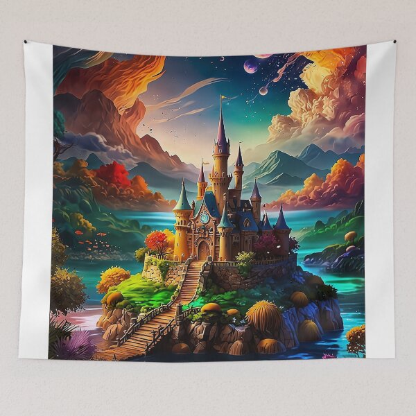 Item preview, Castle in the lake designed and sold by PixelParadies.