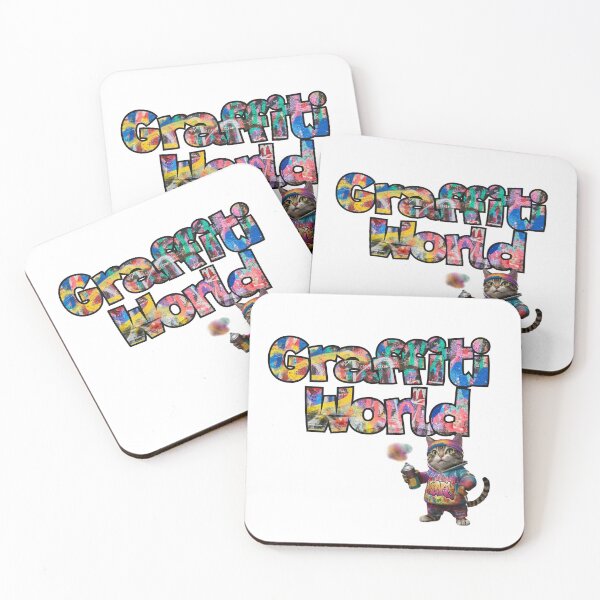 Item preview, Illustration of urban cat doing graffiti: unleash your urban style designed and sold by StyleFused.