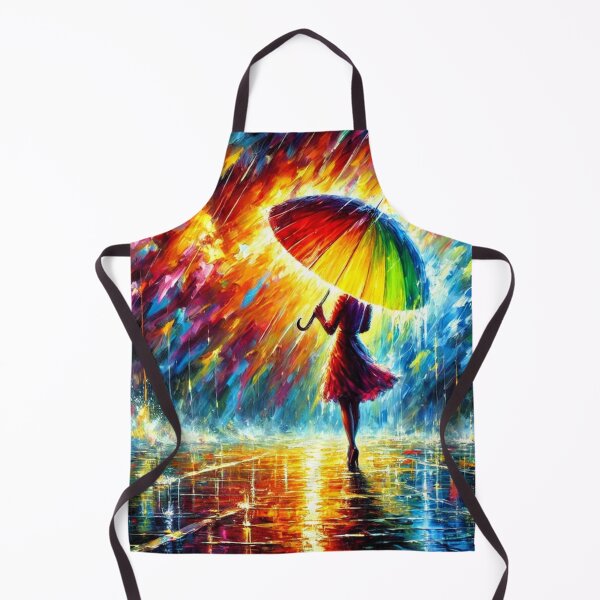 Item preview, a lady holding an umbrella under a heavy downpour designed and sold by Dragon-Kingdom.