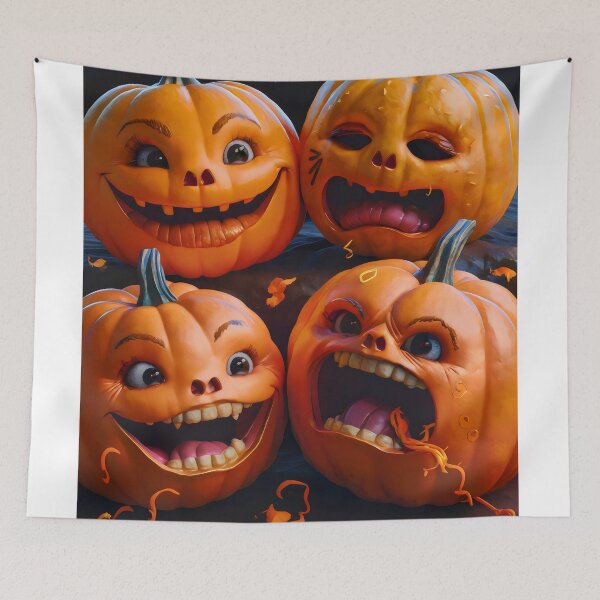Item preview, Animated Halloween pumpkins. designed and sold by MyHappyArtShop.