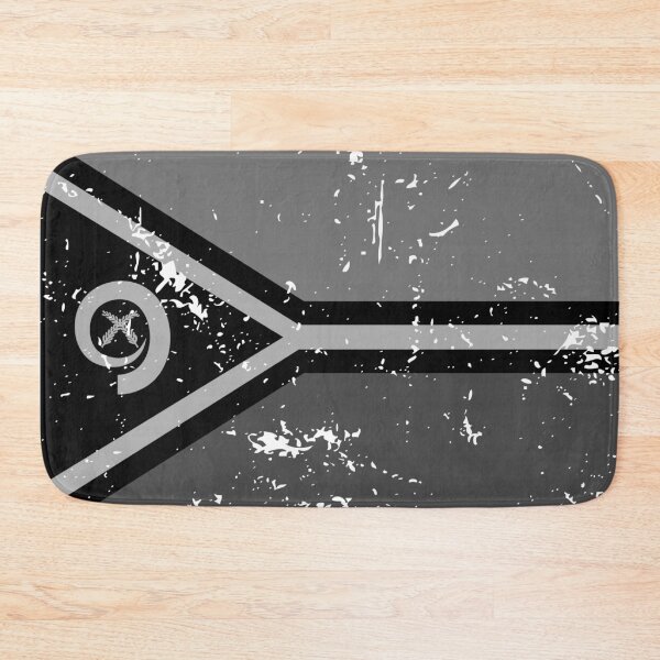 Item preview, Vanuatu black and white flag vintage theme  designed and sold by Starstacks.
