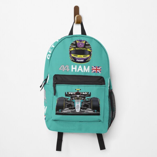 Item preview, Lewis Hamilton Designs and Backpack 2024 Formula 1 McLaren Racing Car designed and sold by Billers Art.