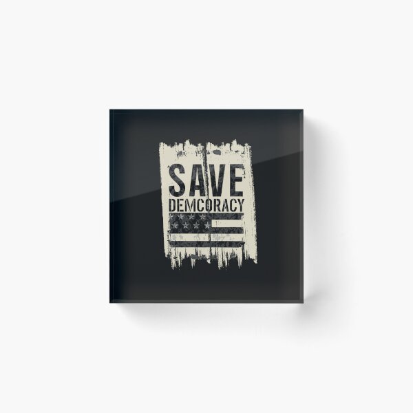 Item preview, future slogan save democracy designed and sold by Moris-shop.