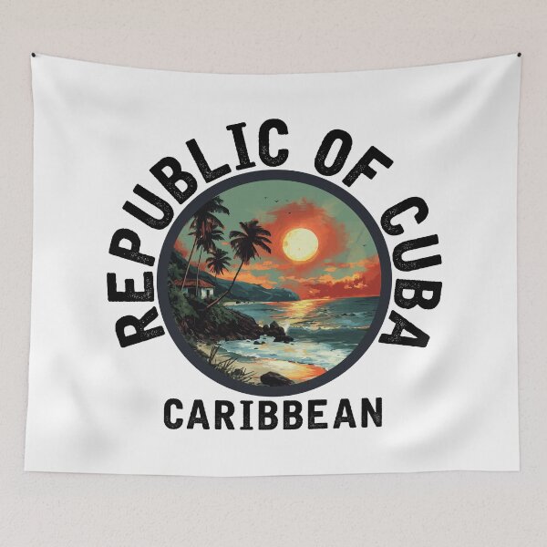 Item preview, Republic Of Cuba - Caribbean (with Black Lettering) designed and sold by VelvetRoom.