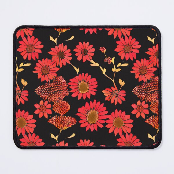 Item preview, Vibrant Red Flowers Pattern designed and sold by Liza36designs.